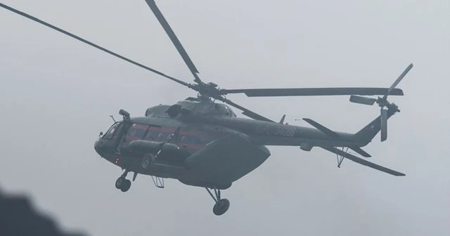 Helikopter sert iniş yaptı: 5 ölü