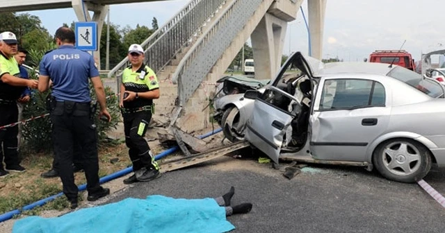 Samsun&#039;da korkunç kaza