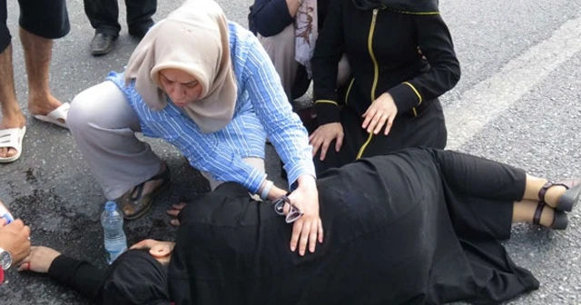 Şile yolunda korku dolu dakikalar! Araçtan yola fırladı…