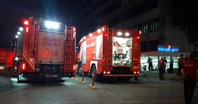 Son Dakika: İstanbul&#039;da hastane yangını! Çok sayıda ekip sevk edildi