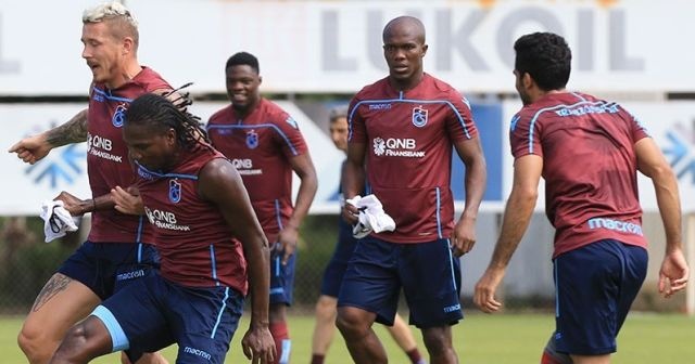 Trabzonspor, Galatasaray maçı hazırlıklarını sürdürdü