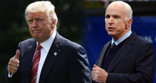 Trump&#039;tan McCain&#039;e &#039;saygı&#039; açıklaması