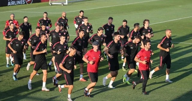 A Milli Futbol Takımı hazırlıklarını sürdürdü