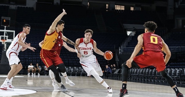 A Milli Takım, hazırlık maçında G.Saray&#039;ı 92-76 yendi