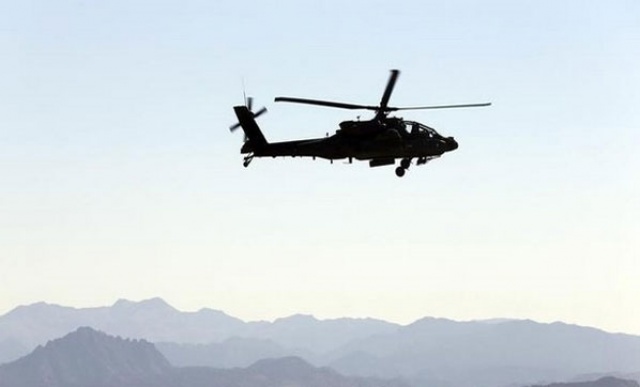 Afganistan&#039;da helikopter düştü