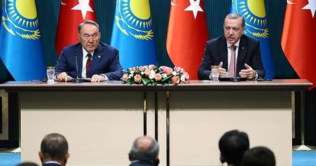 Erdoğan ile Nazarbayev ortak hedefler için buluşacak