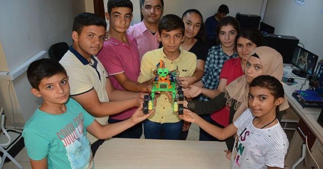 Şanlıurfalı öğrenciler robot tasarladı