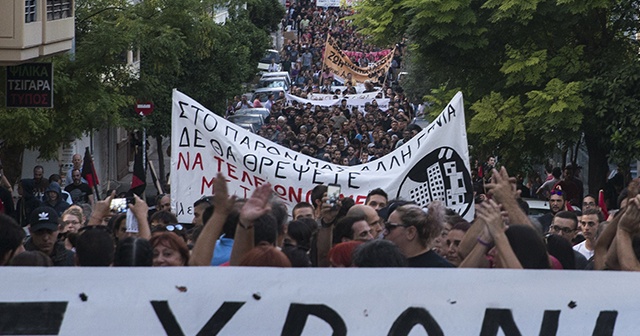Yunanistan&#039;da olaylı ırkçılık karşıtı gösteri