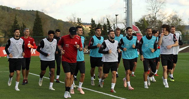 A Milli Takım, Bosna-Hersek maçı hazırlıklarını sürdürdü