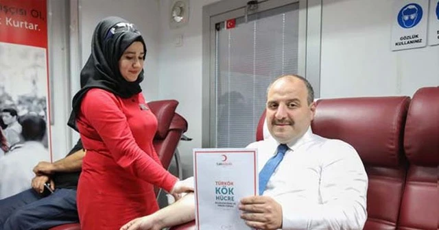 Bakan Varank ilik donörü oldu