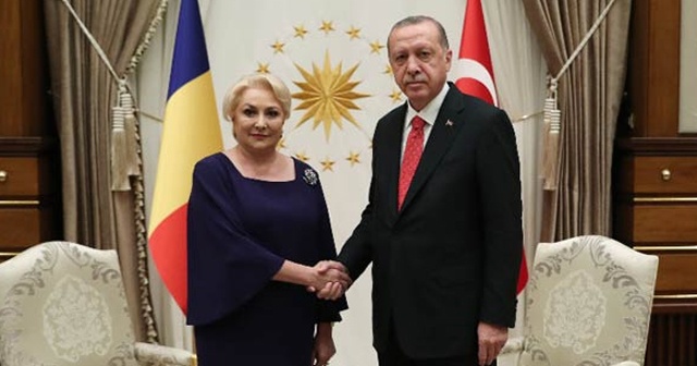 Cumhurbaşkanı Erdoğan, Romanya Başbakanı Viorica Dancila&#039;yı kabul etti