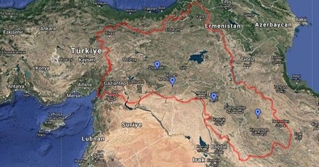 Google Maps&#039;te &#039;Kürdistan&#039; skandalı!