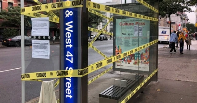 New York'taki otobüs duraklarının yarısı kapatıldı