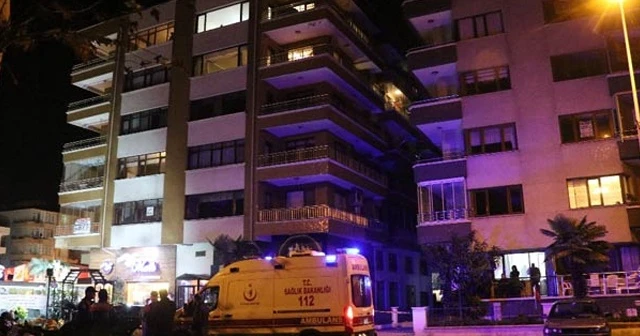 4. kattan çarşafla inmeye çalıştı, sonrası dehşet!