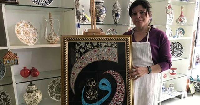 ABD Başkanı Trump'a hediye, İznik çinisi