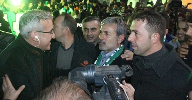 Aykut Kocaman'a Konya'da coşkulu karşılama