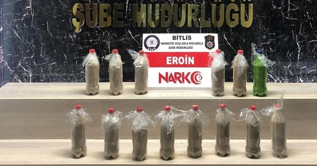 Bitlis’te 11 kilo eroin ele geçirildi