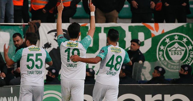 Bursaspor&#039;dan muhteşem geri dönüş