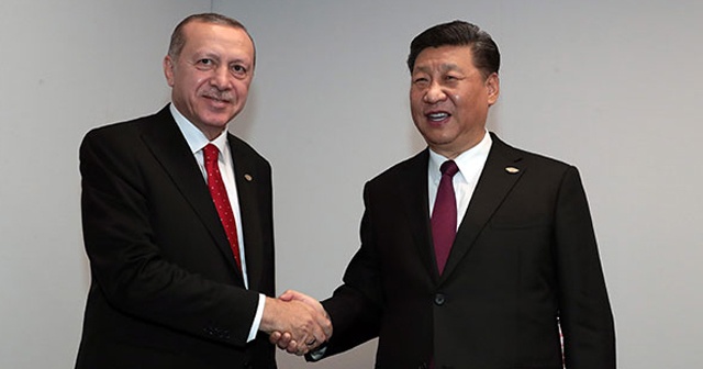 Cumhurbaşkanı Erdoğan, Çin Devlet Başkanı ile bir araya geldi