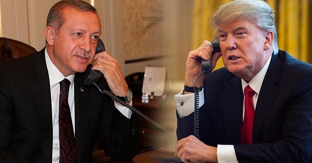 Cumhurbaşkanı Erdoğan ile ABD Başkanı Trump telefonda görüştü