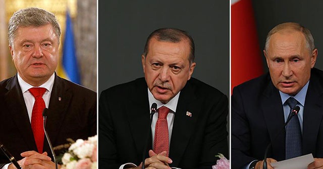 Cumhurbaşkanı Erdoğan, Putin ve Poroşenko ile görüştü