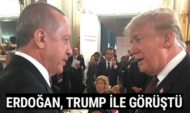 Cumhurbaşkanı Erdoğan, Trump ile görüştü