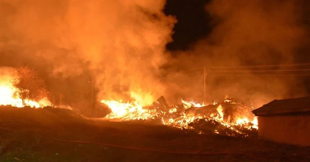 Kastamonu'da 3 ev, 6 ahır kül oldu