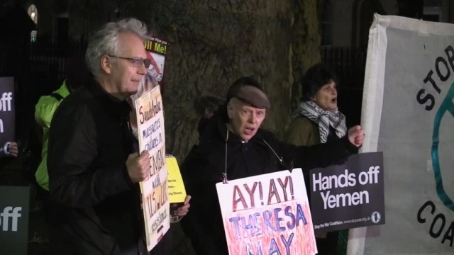 Londra&#039;da Suudi Arabistan protestosu