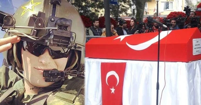 Şehit üsteğmen dualarla uğurlandı