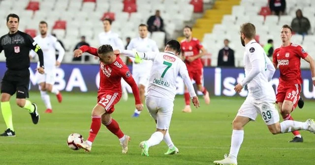 Sivasspor sahasında berabere kaldı