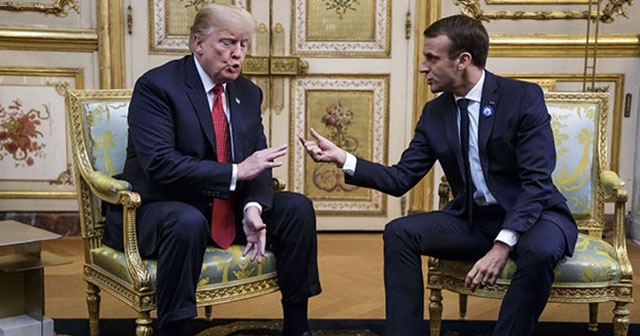 Trump’tan Macron’a ağır eleştiriler