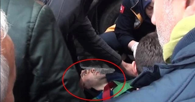 8'inci kattan omzuna öyle bir şey düştü ki herkes şoke oldu!