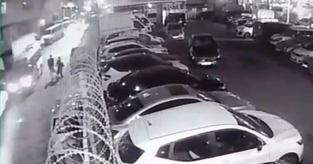 Akıl almaz kaza kameraya yansıdı