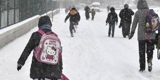 Ankara ve 11 ilde okullara kar tatili