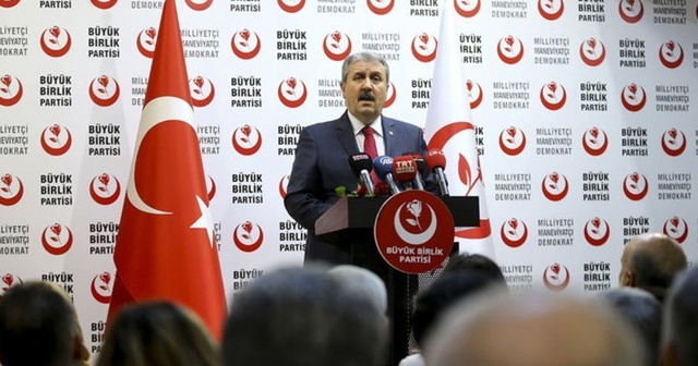 BBP Genel Başkanı Mustafa Destici&#039;den önemli ittifak açıklaması