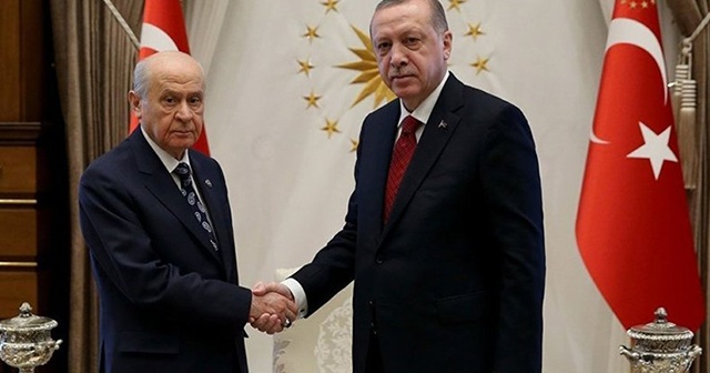 Cumhurbaşkanı Erdoğan-Bahçeli görüşmesi sona erdi