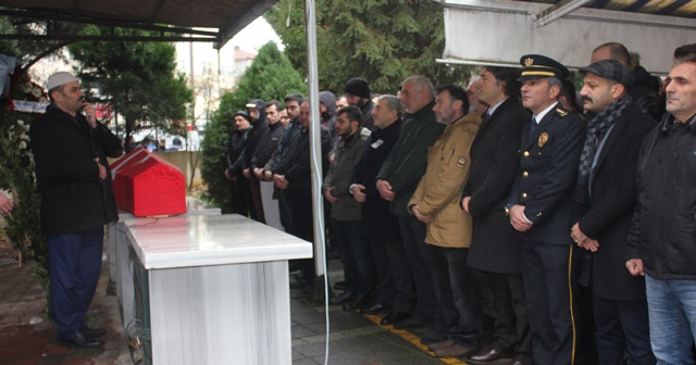 Görevi başında kalp krizi geçiren polise son görev