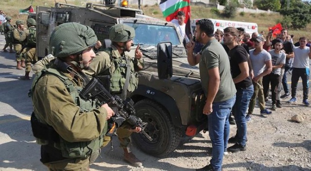 İsrail güçleri ile Filistinliler arasında arbede