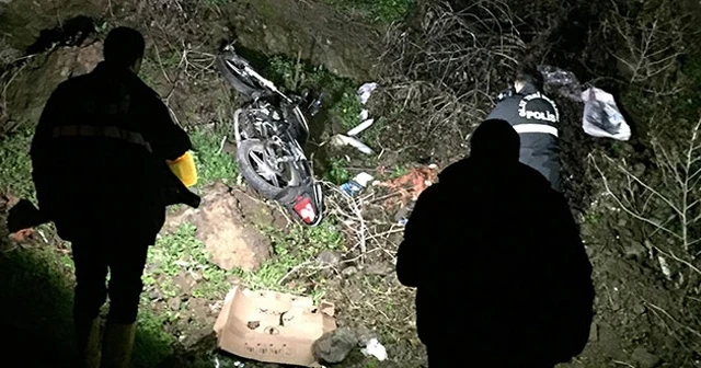 Metrelerce yükseklikten düştü, kazanın şokuyla yere yığıldı