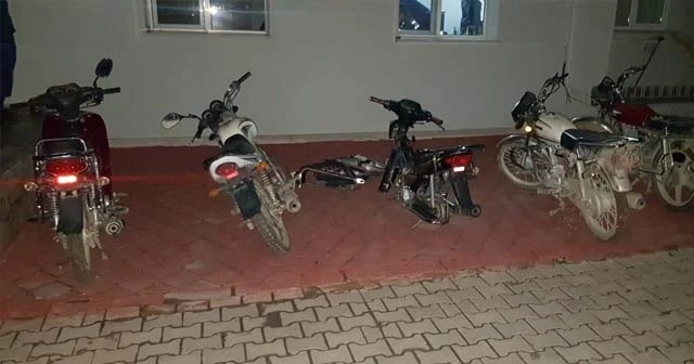 Motosiklet hırsızları kıskıvrak yakalandı