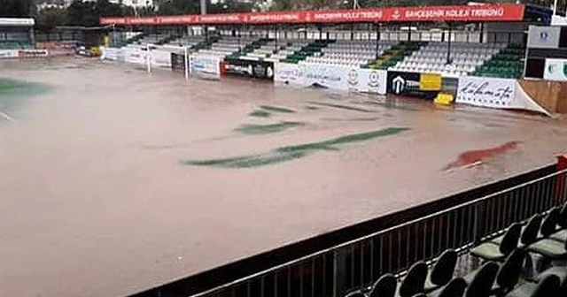 Selden etkilenen Bodrum İlçe Stadı devreyi kapattı