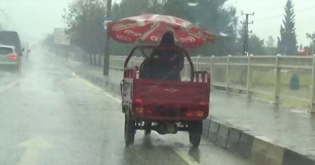 Trafikte şaşırtan görüntü