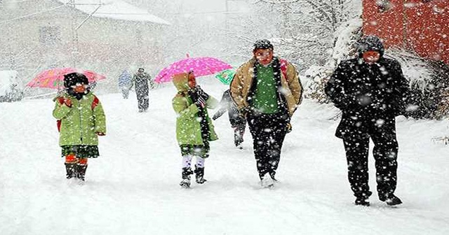 34  ilde okullar tatil edildi? İşte kar tatili olan il ve ilçeler
