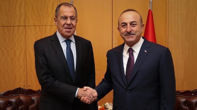 Bakan Çavuşoğlu, Sergey Lavrov ile görüştü