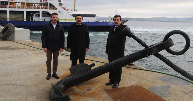 Çanakkale’de 100 yıllık 3 ton ağırlığında çapa bulundu