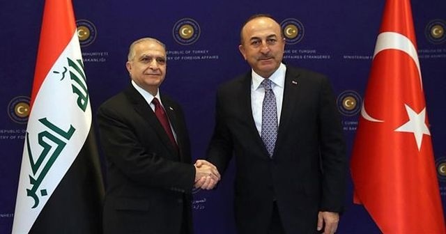 Çavuşoğlu Irak Dışişleri Bakanı Hakim ile bir araya geldi