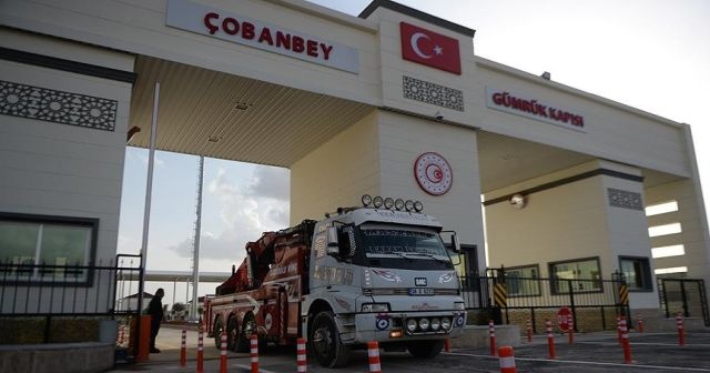 Çobanbey Sınır Kapısı yeniden açıldı