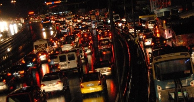 İstanbul’da trafik yoğunluğu