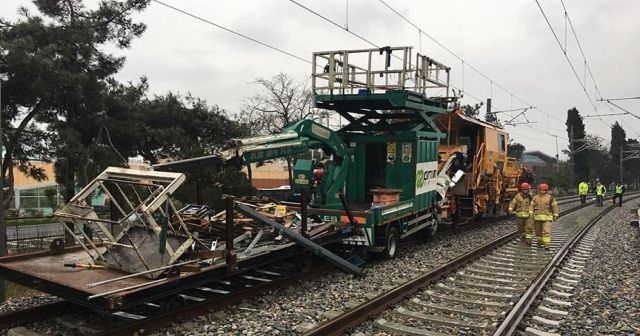 İstanbul&#039;da tren kazası