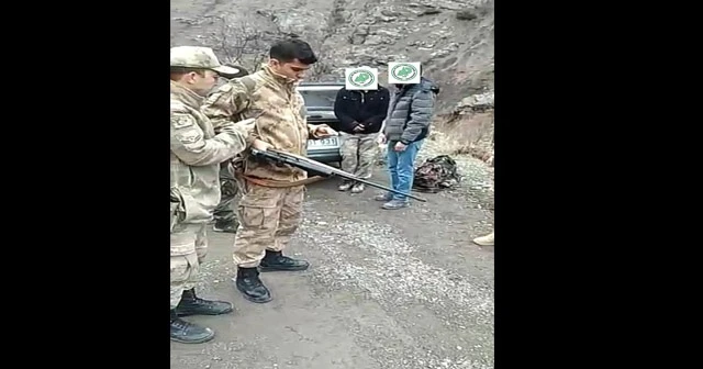 Kaçak avcılar suçüstü yakalandı